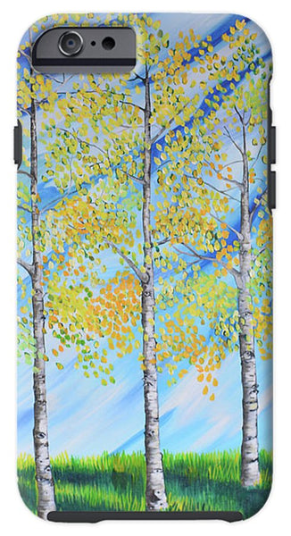 Aspen Trees Line - Phone Case