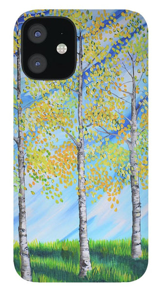 Aspen Trees Line - Phone Case