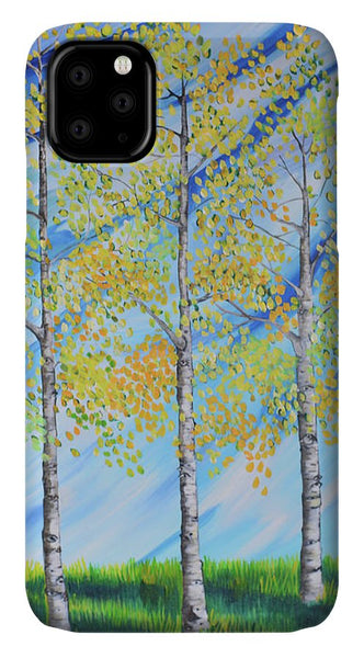 Aspen Trees Line - Phone Case