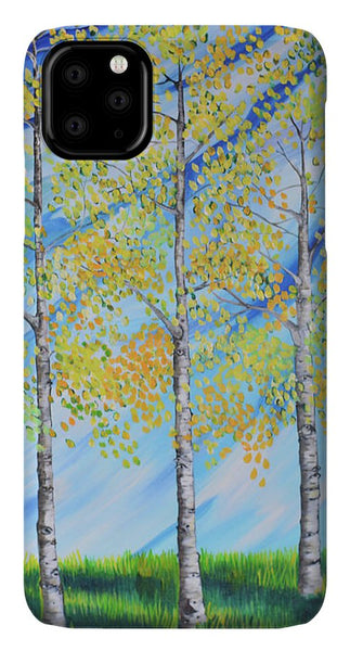 Aspen Trees Line - Phone Case