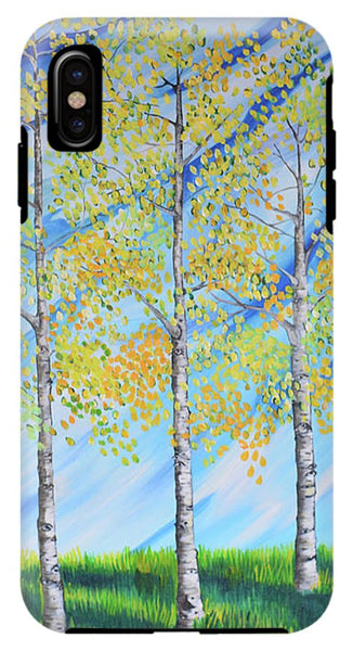 Aspen Trees Line - Phone Case