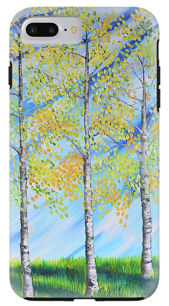 Aspen Trees Line - Phone Case