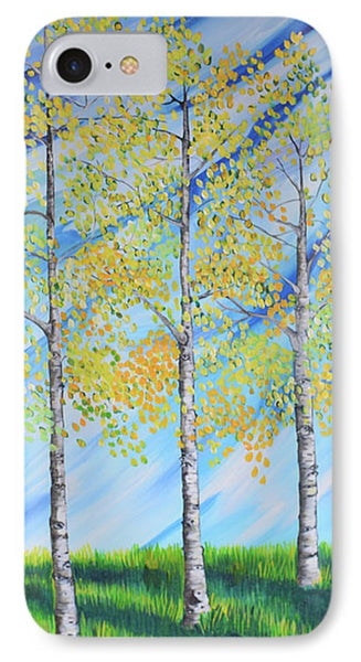 Aspen Trees Line - Phone Case