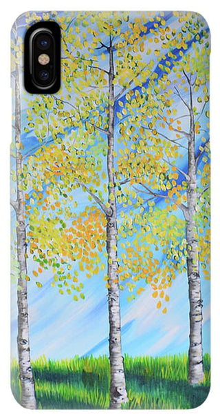 Aspen Trees Line - Phone Case