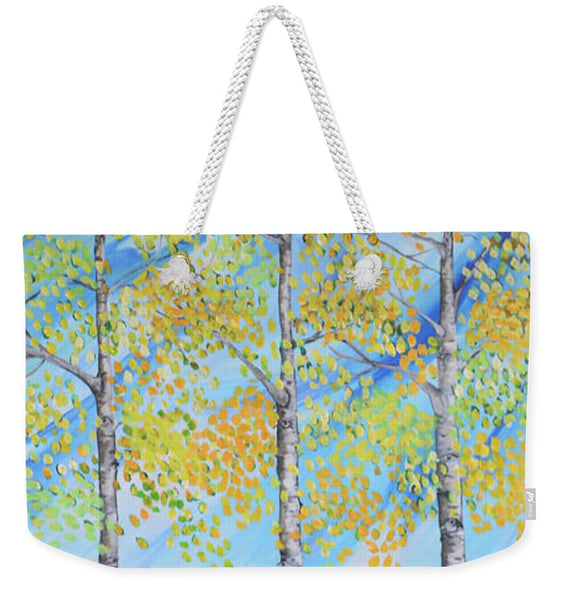 Aspen Trees Line - Weekender Tote Bag