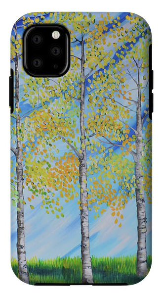 Aspen Trees Line - Phone Case