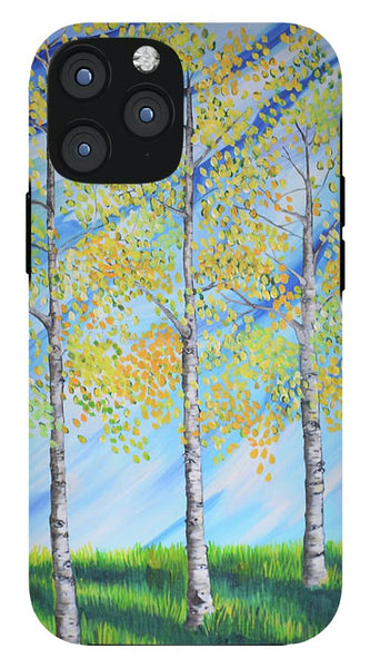 Aspen Trees Line - Phone Case