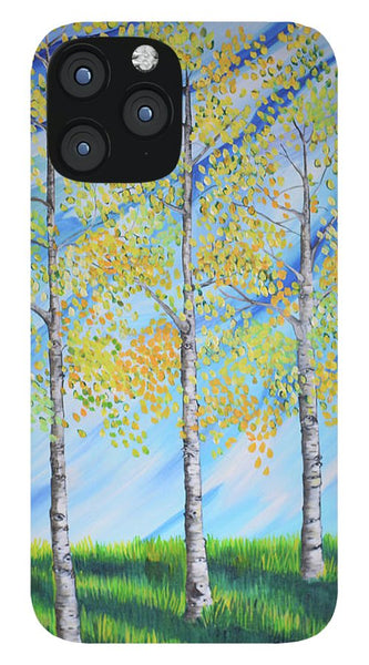 Aspen Trees Line - Phone Case