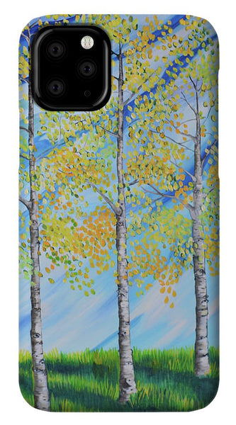 Aspen Trees Line - Phone Case