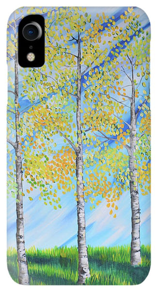 Aspen Trees Line - Phone Case