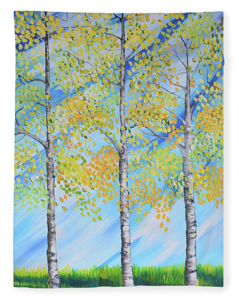 Aspen Trees Line - Blanket