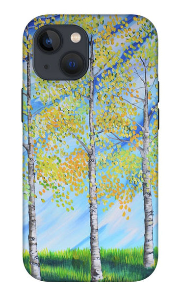 Aspen Trees Line - Phone Case