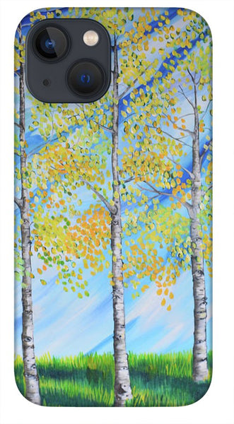 Aspen Trees Line - Phone Case
