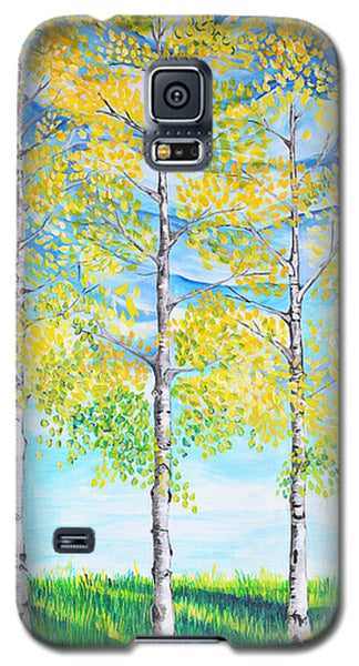 Aspen Trees triangle - Phone Case