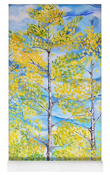 Aspen Trees triangle - Yoga Mat