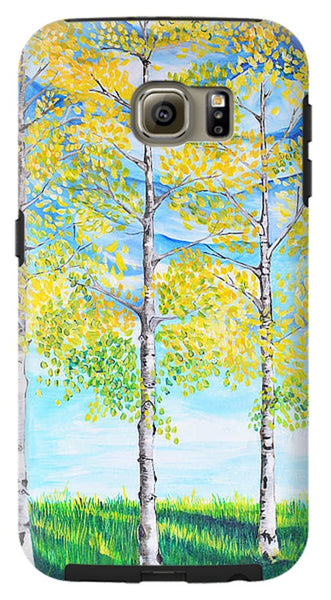 Aspen Trees triangle - Phone Case