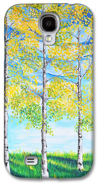 Aspen Trees triangle - Phone Case