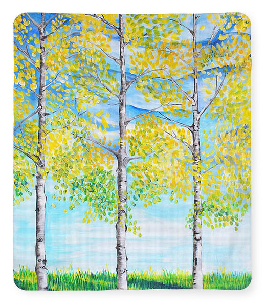 Aspen Trees triangle - Blanket
