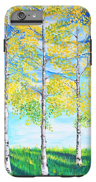 Aspen Trees triangle - Phone Case