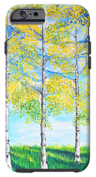 Aspen Trees triangle - Phone Case