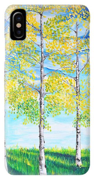 Aspen Trees triangle - Phone Case