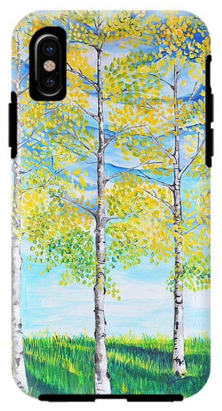 Aspen Trees triangle - Phone Case