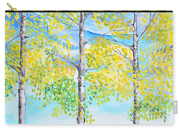 Aspen Trees triangle - Carry-All Pouch