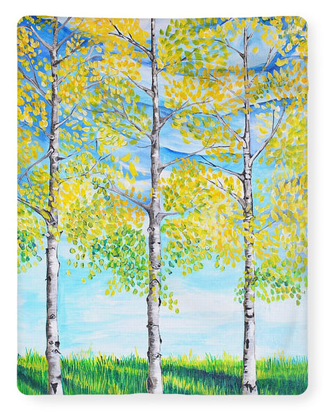 Aspen Trees triangle - Blanket