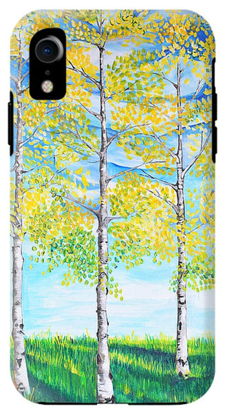 Aspen Trees triangle - Phone Case