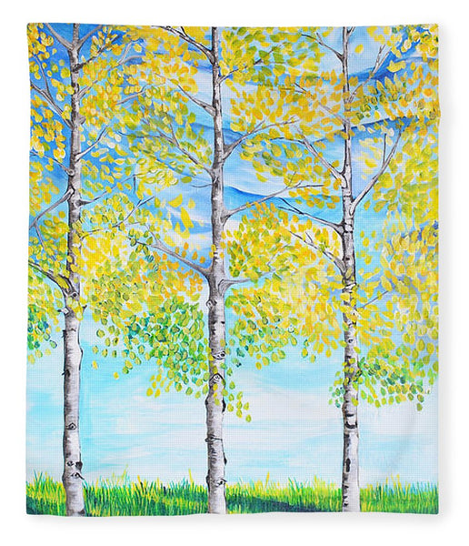 Aspen Trees triangle - Blanket