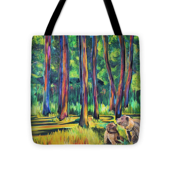 Bears in the Forest - Tote Bag