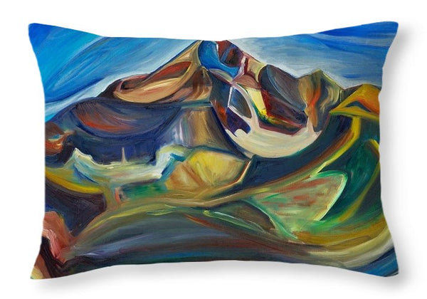 Big and Bold Lone Peak - Throw Pillow