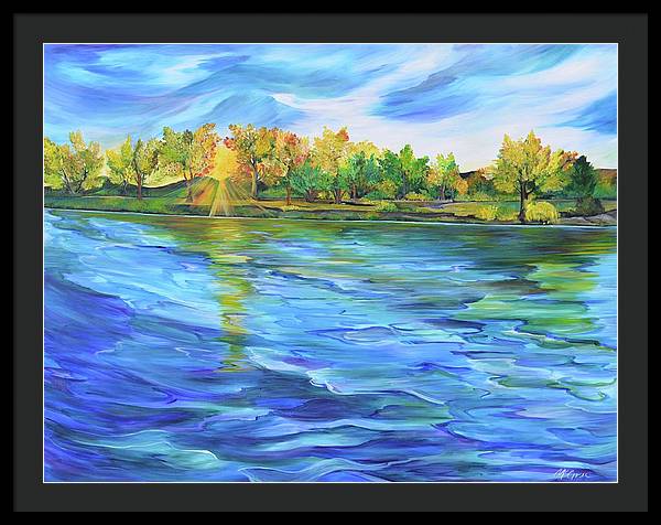 Bighorn River - Framed Print