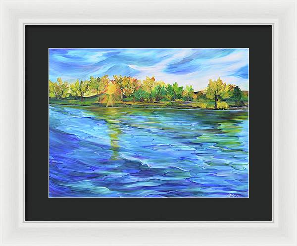 Bighorn River - Framed Print
