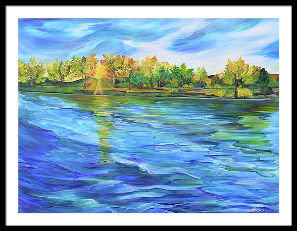 Bighorn River - Framed Print