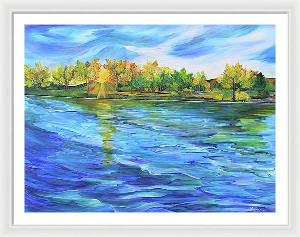 Bighorn River - Framed Print