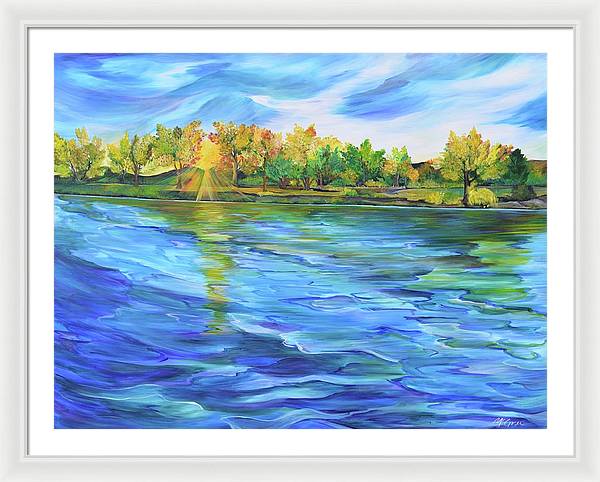 Bighorn River - Framed Print