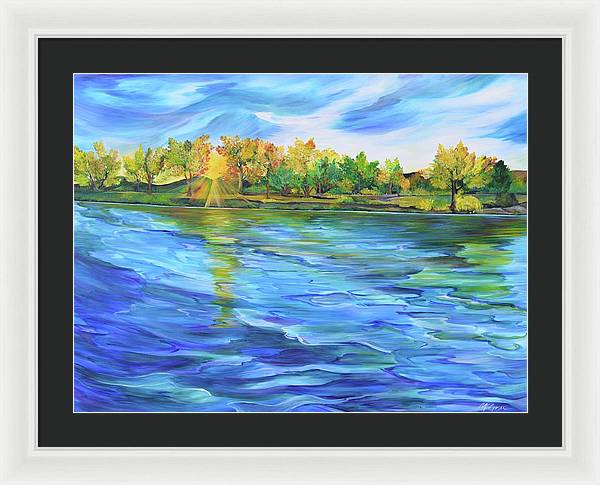 Bighorn River - Framed Print