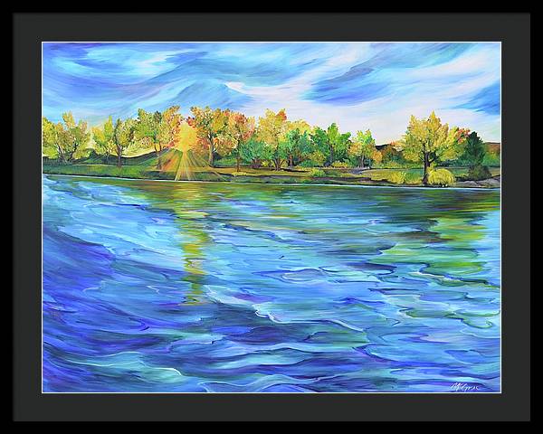 Bighorn River - Framed Print