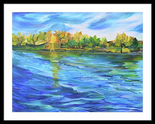 Bighorn River - Framed Print