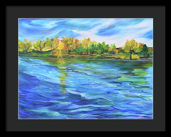 Bighorn River - Framed Print