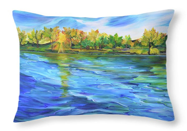 Bighorn River - Throw Pillow