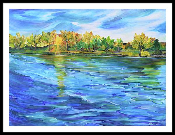 Bighorn River - Framed Print