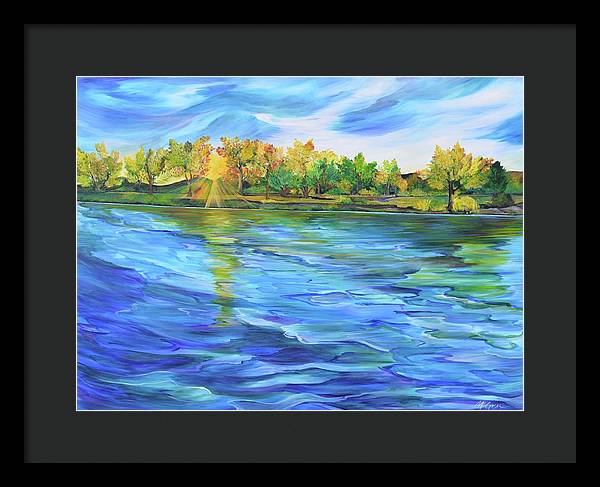 Bighorn River - Framed Print