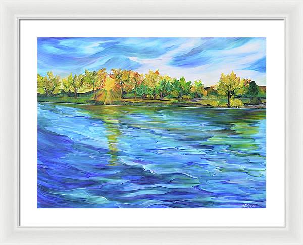 Bighorn River - Framed Print