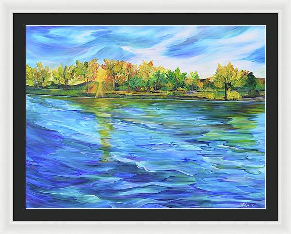 Bighorn River - Framed Print