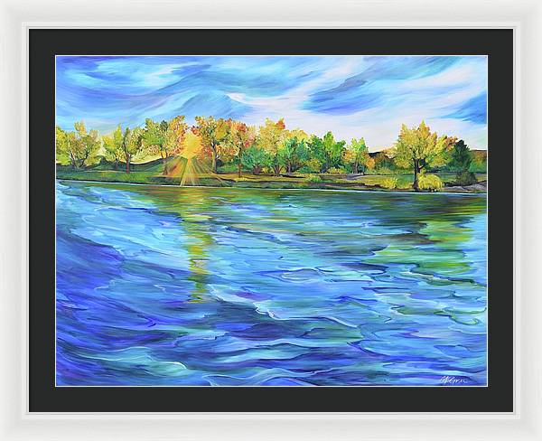 Bighorn River - Framed Print