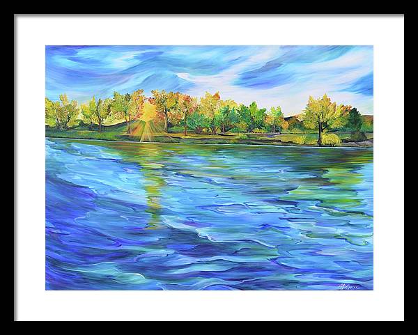 Bighorn River - Framed Print