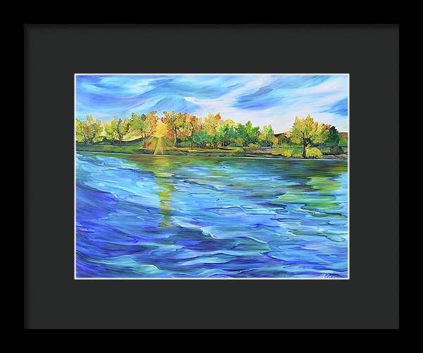 Bighorn River - Framed Print