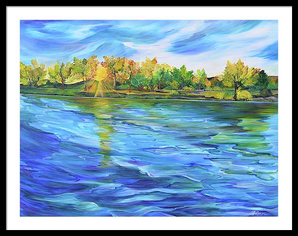 Bighorn River - Framed Print